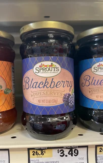 Sprouts Farmers Market Blackberry Preserves