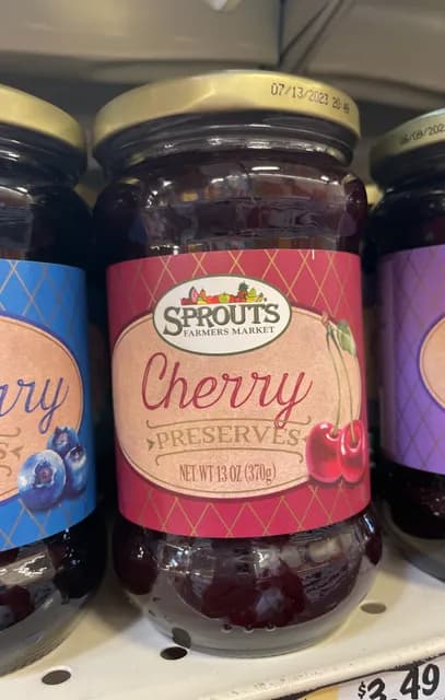 Sprouts Farmers Market Cherry Preserves