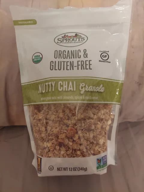 Sprouts Farmers Market Organic & Gluten-Free Nutty Chai Granola Oats