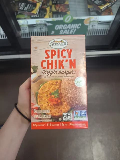 Sprouts Spicy Chik'N Veggie Burgers