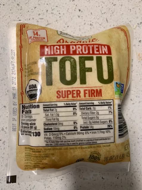 Sprouts Farmers Market Organic High Protein Tofu
