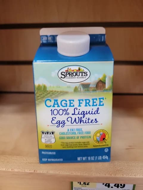Sprouts Farmers Market Cage Free 100% Liquid Egg Whites