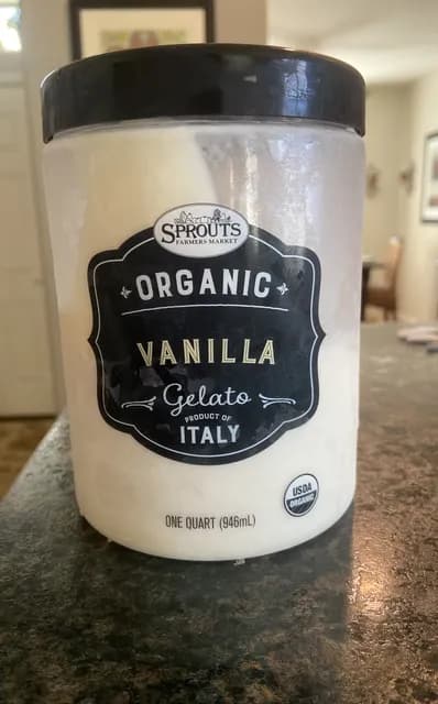 Sprouts Farmers Market Organic Vanilla Gelato