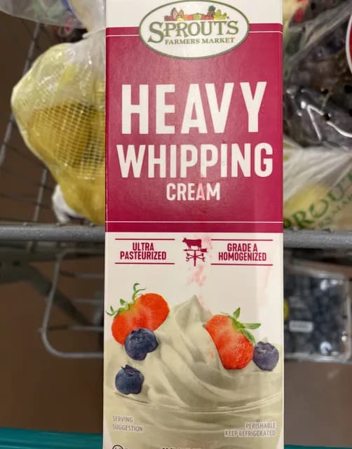 Sprouts Farmers Market Heavy Whipping Cream