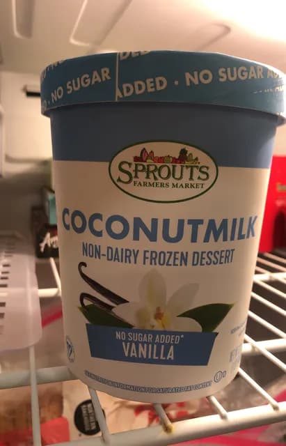 Sprouts Coconutmilk Non-Dairy  Dessert Vanilla Flavor