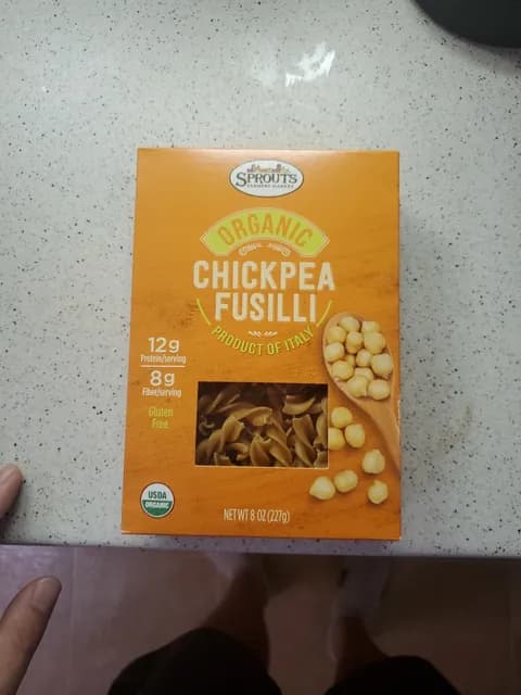 Sprouts Farmers Market Organic Chickpea Fusilli