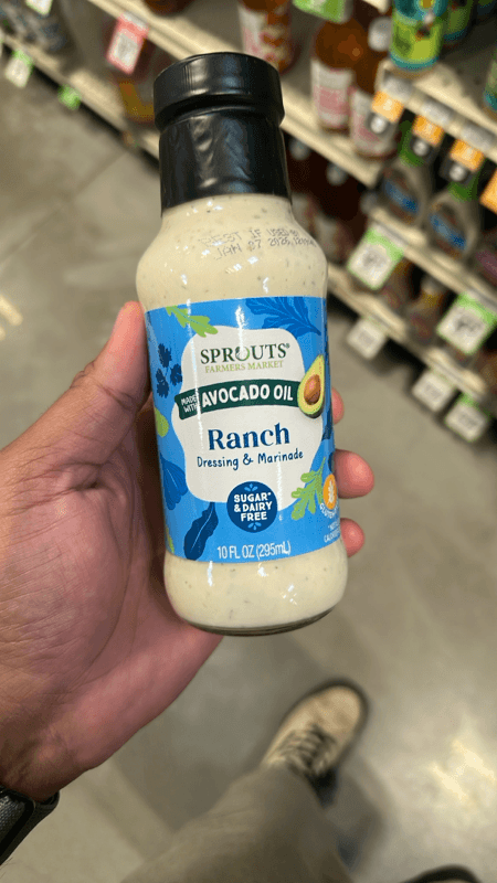 Sprouts Farmers Market Ranch Dressing & Marinade Made With Avocado Oil