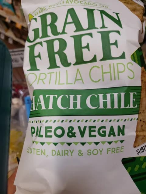 Sprouts Farmers Market Grain Free Hatch Chile Tortilla Chips