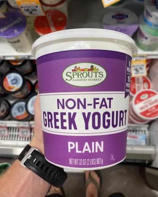 Sprouts Farmers Market Plain Non-Fat Greek Yogurt