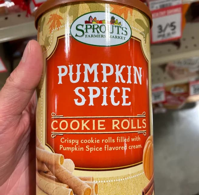 Sprouts Farmers Market Pumpkin Spice Cookie Rolls