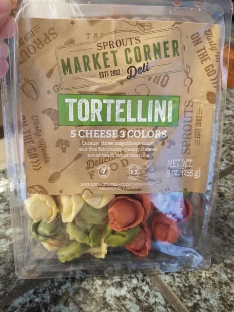 Sprouts Market Corner Tortellini 5 Cheese 3 Colors