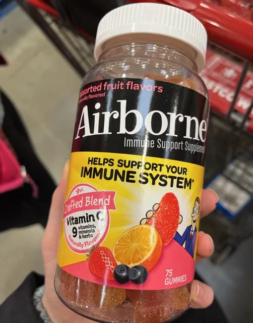 Airborne Assorted Fruit Flavors Vitamin C Immune Support Supplement