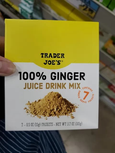 Trader Joe’S 100% Ginger Juice Drink Mix