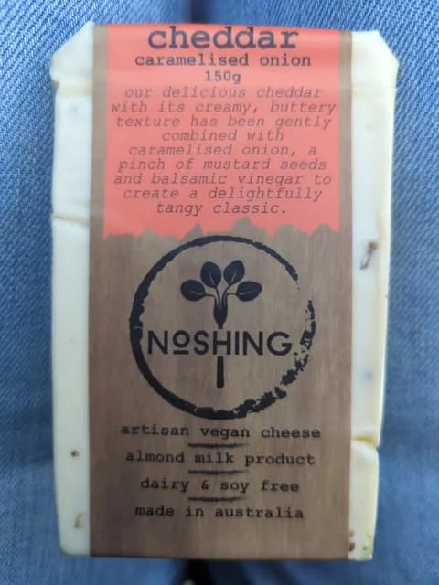 Noshing Cheddar Caramelised Onion