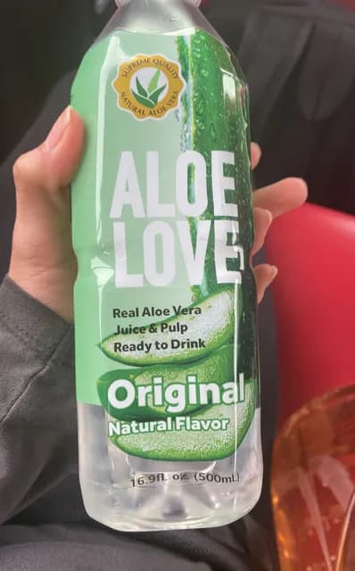 Aloe Love Real Aloe Vera Juice & Pulp Ready To Drink Original Natural Flavor