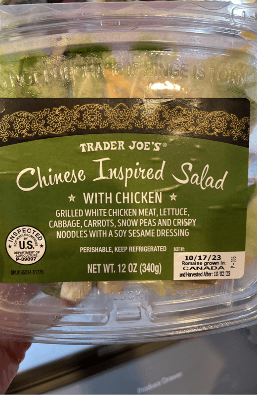Trader Joe'S Chinese Inspired Salad With Chicken