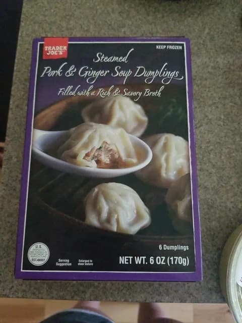Trader Joe's Steamed Pork & Ginger Soup Dumplings