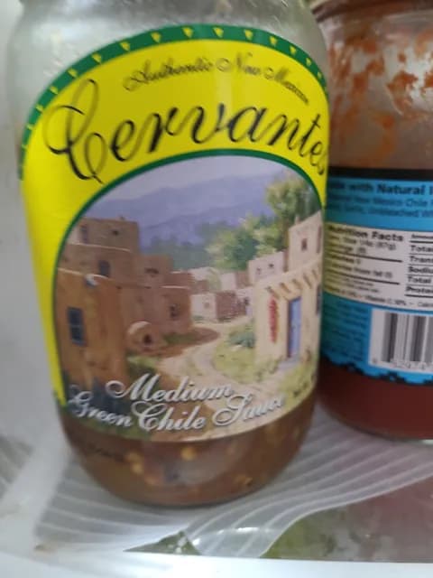 Cervantes Medium Green Chile Sauce