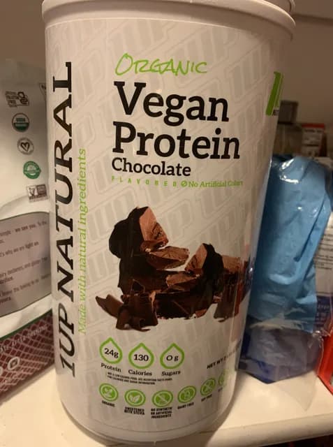 1Up Natural Chocolate Organic Vegan Protein