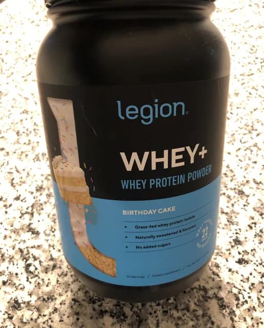 Legion Whey+ Birthday Cake Whey Protein Powder