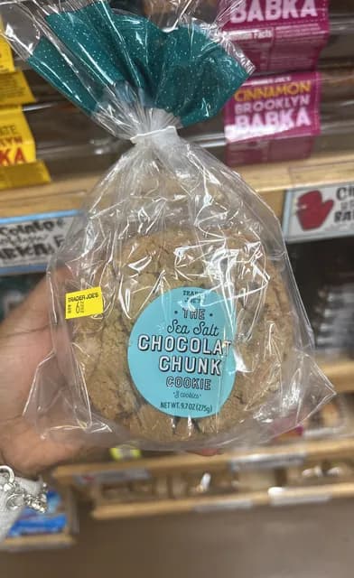 Is it Breastfeeding Friendly? Trader Joe's The Sea Salt Chocolate Chunk Cookie