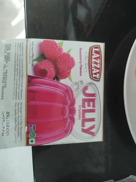 Lazzat Jelly Crystals Raspberry Flavour