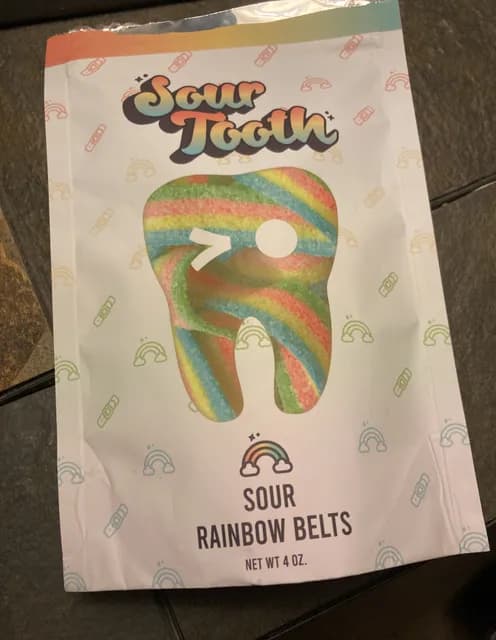 Sour Tooth Sour Rainbow Belts