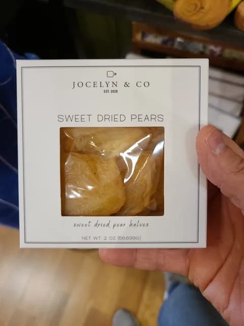 Jocelyn & Co Sweet Dried Pear Halves