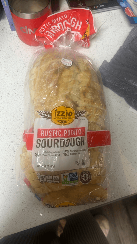 Is it Latex Free? Izzio Artisan Bakery Rustic Potato Sourdough