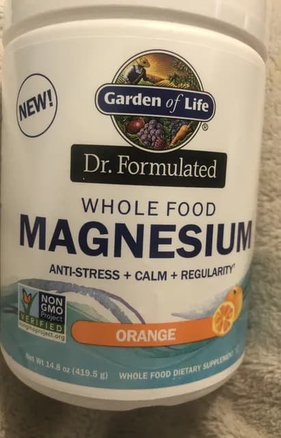 Garden Of Life Dr. Formulated Whole Food Magnesium Orange