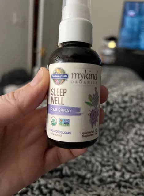 Garden Of Life Mykind Organics Sleep Well R&R Spray Liquid Herbal Supplement
