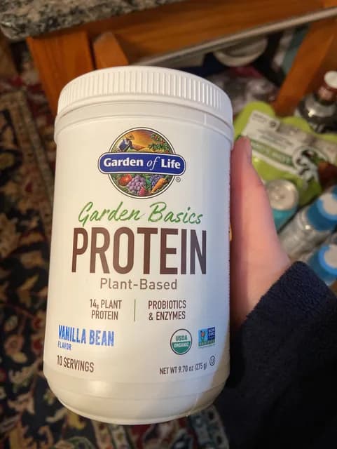 Garden Of Life Garden Basics Plant-Based Protein Vanilla Bean