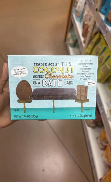 Is it Xanthan Gum Free? Trader Joe's This Coconut Brings Chocolate On A Date Bars