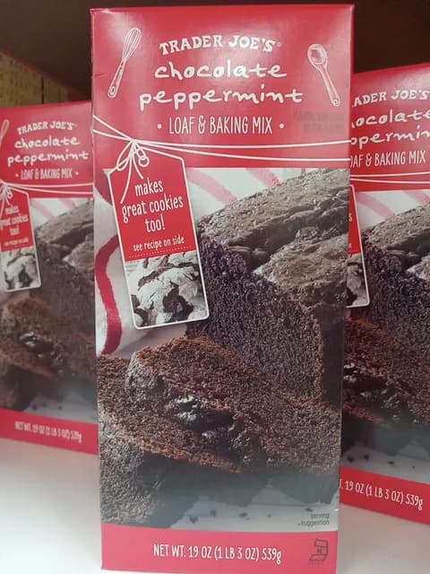 Trader Joe's Chocolate Peppermint Loaf & Baking Mix