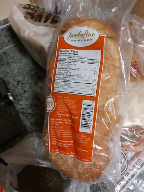 Portofino European Bakery Peasant Loaf