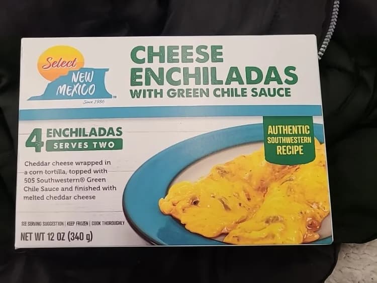 Select New Mexico Cheese Enchiladas With Green Chile Sauce