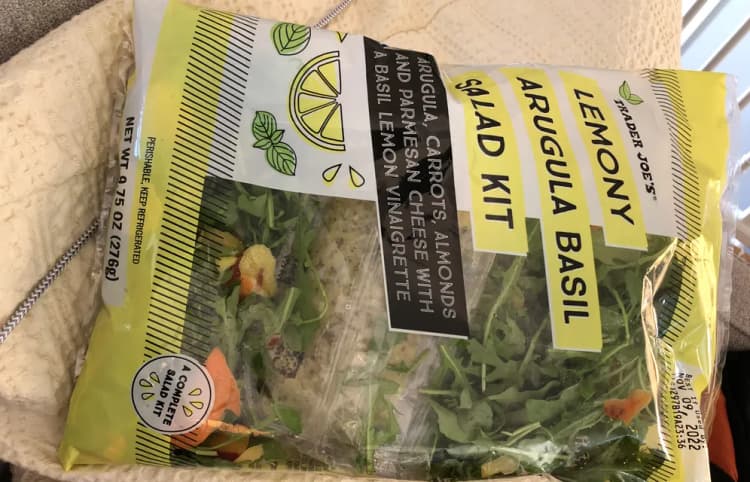 Trader Joe'S Arugula Basil Salad Kit