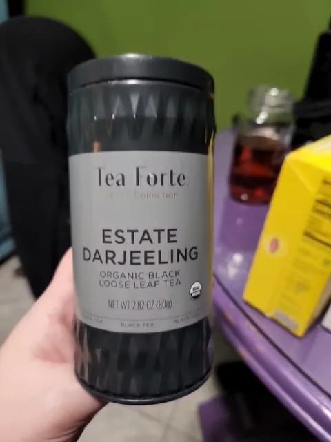 Tea Forte Estate Darjeeling Organic Black Loose Leaf Tea