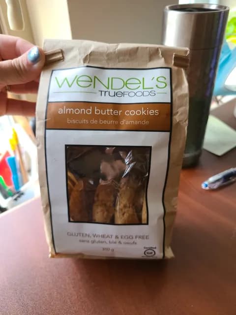 Wendel'S Truefoods Almond Butter Cookies