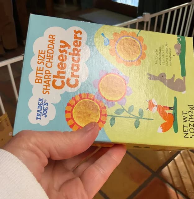 Is it Lactose Free? Trader Joe’s Bite Size Sharp Cheddar Cheesy Crackers