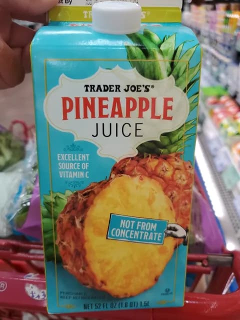 Trader Joe'S Pineapple Juice Not From Concentrate