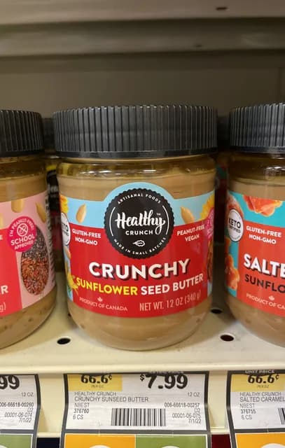 Healthy Crunch Crunchy Sunflower Seed Butter