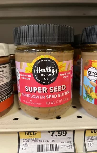 Healthy Crunch Super Seed Sunflower Seed Butter