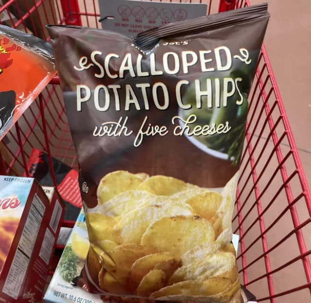Is it Gluten Free? Trader Joe's Scalloped Potato Chips With Five Cheeses