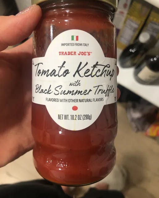 Is it Peanut Free? Trader Joe's Tomato Ketchup With Black Summer Truffle