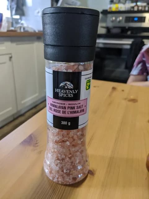 Heavenly Spices Himalayan Pink Salt Grinder