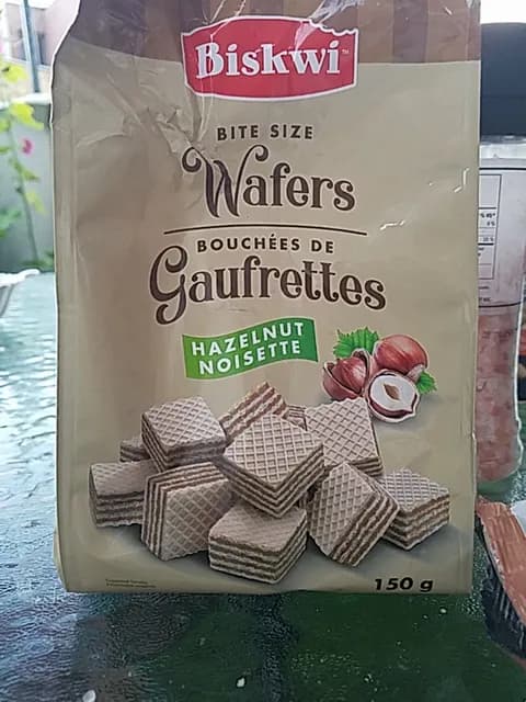 Biskwi Bite Size Wafers Hazelnut