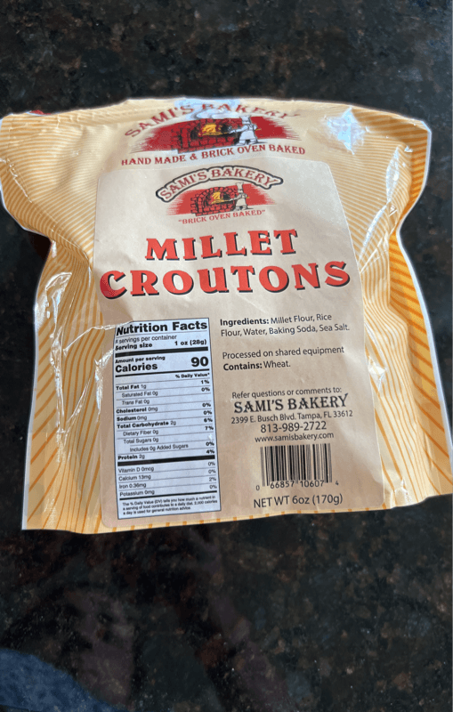 Sami'S Bakery Millet Croutons