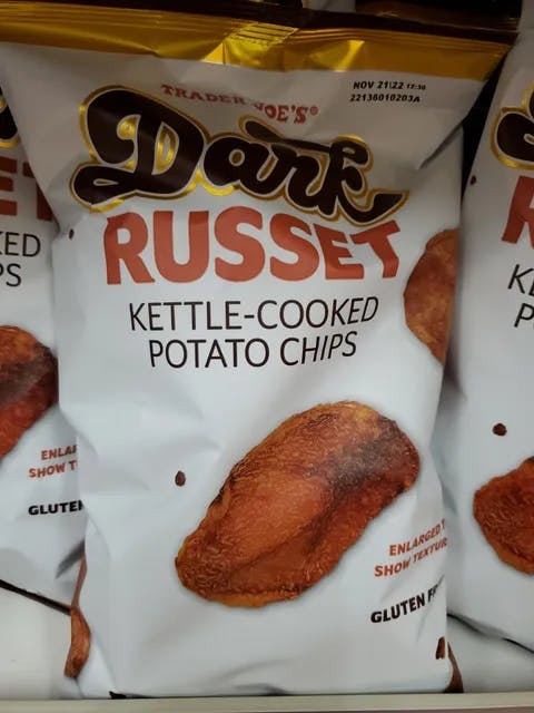 Is it Milk Free? Trader Joe's Dark Russet Kettle-cooked Potato Chips