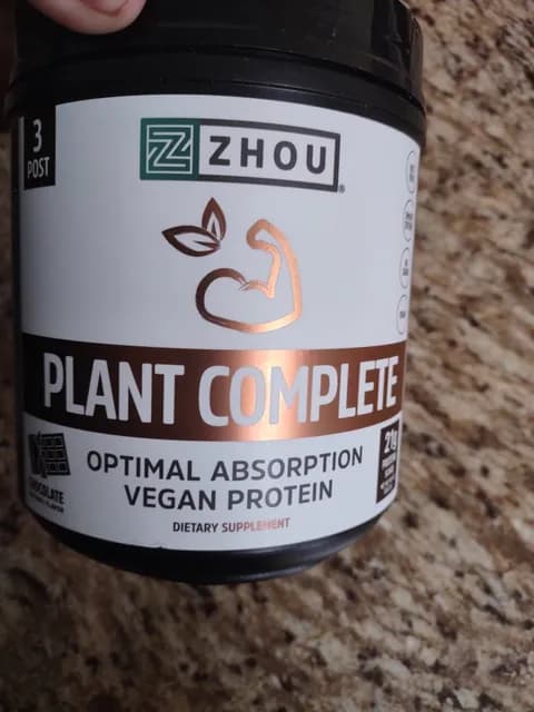 Zhou Plant Complete Optimal Absorption Vegan Protein